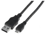Cablu USB 2.0 A-Micro B 1m Negru, Digitus
