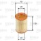 VALEO 585681 Filtru aer