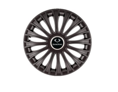 Set 4 capace roti Dino Negru R15, pentru gama auto SsangYong foto