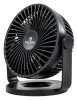 Ventilator de birou cu baterii Velano, negru, 1200 mAh, Powermat VELWEBS0011