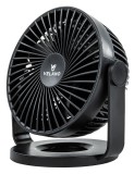 Ventilator de birou cu baterii Velano, negru, 1200 mAh, Powermat VELWEBS0011