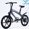 Bicicleta electrica Lehe S1, Viteza maxima 30 Km/h, Baterie LG, Far LED, Roti 20inch (Argintiu)