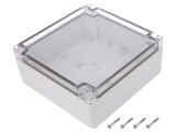 Carcasă universală 150x150x60mm cu bucșă din alamă ABS-PC