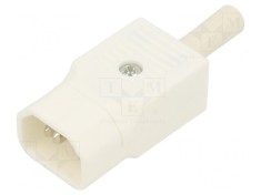 Conector Alimentare AC Tată C14 10A 250V Pe Cablu