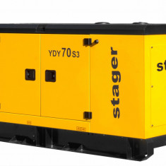 Stager YDY70S3 Generator insonorizat 70kVA, 89A, 1500rpm, trifazat, diesel