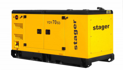 Stager YDY70S3 Generator insonorizat 70kVA, 89A, 1500rpm, trifazat, diesel foto