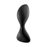 Dop Anal Cu Vibratii Trendsetter, Negru, 11 cm, Satisfyer