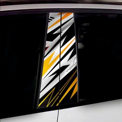 Set 2 stickere decorative pentru stalpii usilor, print autoadeziv de inalta rezolutie, dimensine 2 buc x 50 x 22 cm , cod: AVX-SSU-24 foto