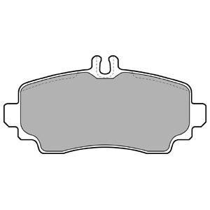 Set placute frana,frana disc MERCEDES VANEO (414) (2002 - 2005) KRIEGER 0950006454