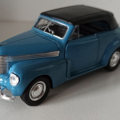 Macheta Opel Kapitan Cabriolet 1938 albastru - Welly 1/36