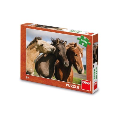 Puzzle Cai, 300 piese - DINO TOYS foto