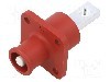 Conector alimentare DC, 1,5kV, 1 pini, seria ES-100A, {{Dimensiune pin}}. DEGSON ELECTRONICS - ESS-100A-16-B/S-RD-00