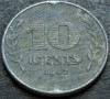 Moneda istorica 10 CENTS - OLANDA, anul 1942 *cod 4041, Europa, Zinc