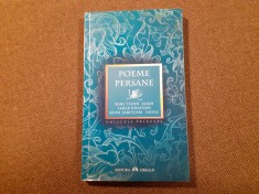 Poeme persane (Baba Taher, Saadi, Omar Khayyam, Rumi, Sabestari, Hafez)