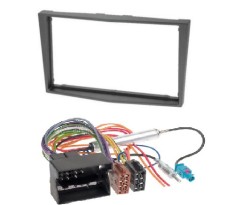 KIT RAMA CADRU AUTO ADAPTOARE 2DIN 2DIN OPEL ASTRA H ZAFIRA GRI INCHIS ISO foto