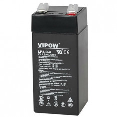 Acumulator gel plumb 4V 4.9Ah Vipow 43x43x100mm