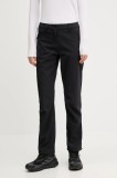Jack Wolfskin pantaloni de exterior TREK TERRAIN culoarea negru, A65301
