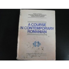 A Course In Contemporary Romanian (cotor Lipsa) - Boris Cazacu Matilda Caragiu Marioteanu Clara Geor, 20451