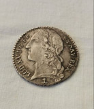 Moneda Franța 12 sols 1/10 ecu 1740P (Dijon) argint Ludovic XV R1, Europa