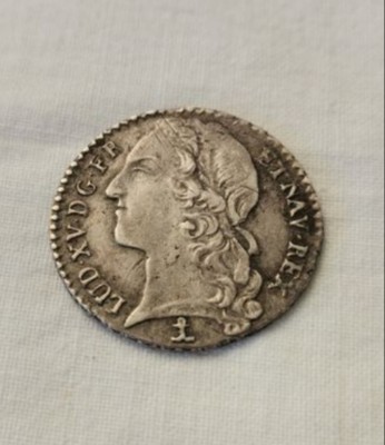 Franța 12 sols 1/10 ecu 1740 P / Dijon argint Ludovic XV R1 foto