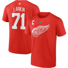 Detroit Red Wings tricou de bărbați Dylan Larkin #71 Authentic Stack Name &amp; Number - L