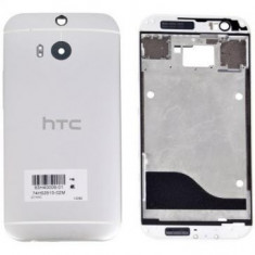 Carcasa HTC One M8 Originala Alba foto