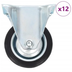 vidaXL Roți fixe, 12 buc., 75 mm 277937