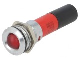 Lampă de control LED roșie 230V 16mm