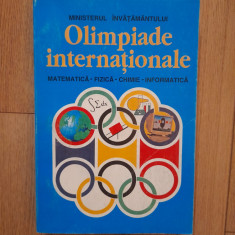 Olimpiade internationale Matematica. Fizica. Chimie. Informatica