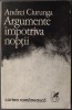 ANDREI CIURUNGA (ROBERT EISENBRAUN / CAHULEANU): ARGUMENTE IMPOTRIVA NOPTII (VERSURI, 1976 / tiraj 490 ex) [DEDICATIE / AUTOGRAF PT AUREL D. CAMPEANU]