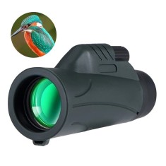 Telescop monocular HD 40*60, rezistent la praf si apa, compatibil smartphone, din plastic rezistent, negru