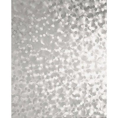 Folie autocolanta pentru geam, model stropi de ploaie, dimensiuni 45 X 300 cm, usor de aplicat si intretinut, gri/transparent foto