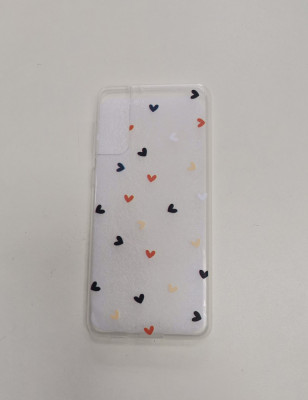 Husa Telefon Silicon Samsung Galaxy S21+ g996 5G Clear Heart foto