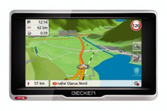 Sistem Navigatie GPS Auto Becker Active 5.0 LMU Harta Full Europa foto