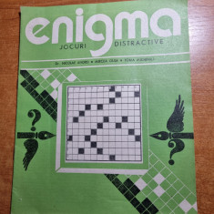 revista de rebus enigma - 30 aprilie 1977 - total necompletata