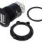 Adaptor USB A soclu x2 din ambele părţi - USB 2.0 Filet M25