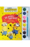 Cumpara ieftin Minions. The rise of Gru. Sa pictam impreuna! Carte de colorat cu pensula si acuarele