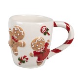 Cumpara ieftin Cana Craciun Turta Dulce ceramica 14x9x10 cm, 325 ml