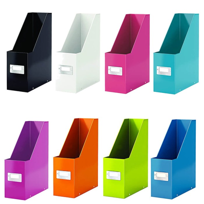 Suport vertical carton laminat Leitz WOW Click &amp; Store A4