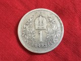 Moneda Argint Austro-Ungaria - 1 Korona / 1 Coroana anul 1893 imparatul Franz Joseph !
