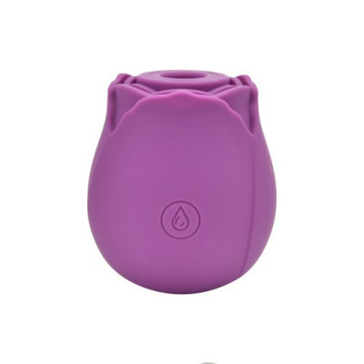 Stimulare clitoris - Loving Joy Trandafir de Joaca Vibrator cu Suctiune pentru Clitoris Violet Maseaza-ti Delicat Petalele foto