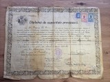 Diplomă de capacitate preoțească semnată de Grigorie Comșa. Datată din 1932