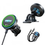 Cumpara ieftin Incarcator Auto Wireless Lisen W116, 25W, Negru YL0225060018