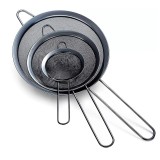Cumpara ieftin Set de 3 strecuratori, cu plasa fina, inox, 8 cm, 14 cm, 18 cm