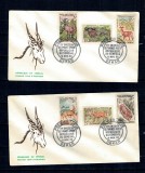 Senegal 1960 - Fauna, animale, serie plicuri prima zi