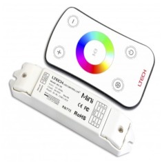 Controller LED wireless M3+M3-3A, 3x3A, 12-24V, RF 433.92MHz, telecomanda inclusa, pentru benzi LED dimabile RGB CCT