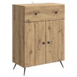 vidaXL Bufet Stejar Artizanal 66 x 34,5 x 90 cm Lemn prelucrat 895564