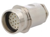 Mufă Mamă ZYLIN M27 21 Pin pentru Lipire pe Cablu 6,5-16mm