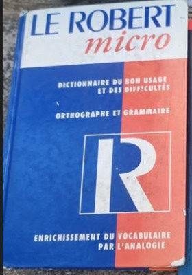 Le Robert Micro - Dictionnaire du Bon Usage et Des Difficultes foto
