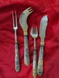 Set 4 tac&acirc;muri furculite si cutite